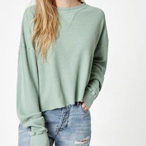 Brandy Melville John Galt Laila Green Thermal Top